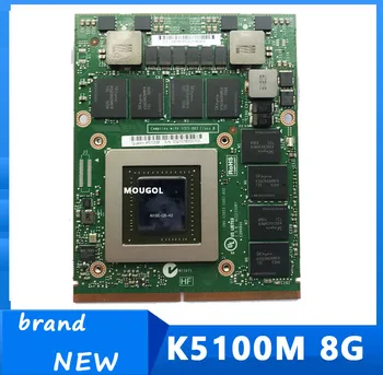 Pôvodné K5100M Grafiky GPU Karta N15E-Q5-A2 8 GB GDDR5 Pre HP ZBOOK17 8770W 8760W DELL M6700 M6800 grafickej Karty GPU Náhradné