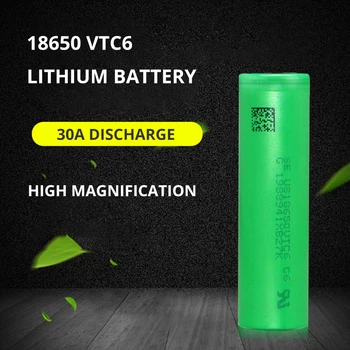Nové 3.6 V 3000 mAh 18650 Batéria Li Ion Nabíjateľná pre Sony Baterka Elektrické Nástroje US18650VTC6 18650 20A Batéria 3000mAh