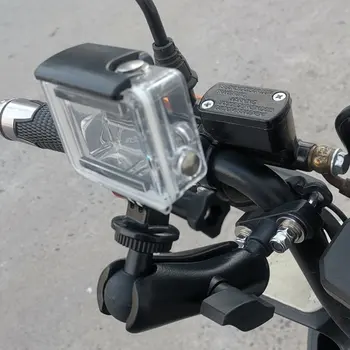 Riadidlá motocykla Spätné Zrkadlo Montáž Koľajnice pre Gopro 9 8 7 6 5 Yi 4K SJCAM Sony EKEN DJI OSMO Akciu, Športové Držiteľ Ram Úchytky