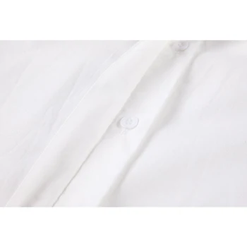 White&Black Pevné Tričko Šaty Žien Cardigan Office Dámy Dlhý Rukáv Jar Frocks Ženy OL Elegantné Príležitostné Voľné Streetwear