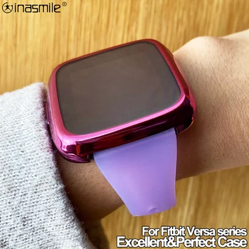 Full Screen Protector kryt pre Fitbit Naopak Naopak 2 Versa 3 Zmysle mäkké TPU Nárazníka Prípade Versa lite Smart hodinky, Príslušenstvo