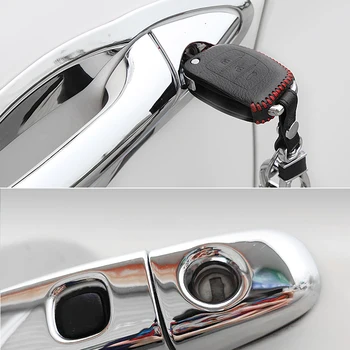 Luxusné chrome dverí rukoväť kryt výbava ochranný kryt Pre Citroen DS4 DS 4 2010~2018 Auto príslušenstvo nálepky 2011 2012 2013