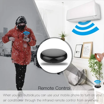 Tuya Smart Smart Infračervené Diaľkové Bezdrôtové WiFi-IR ovládača Infračerveného Diaľkového ovládača, klimatizácia, TV Alexa Domovská stránka Google