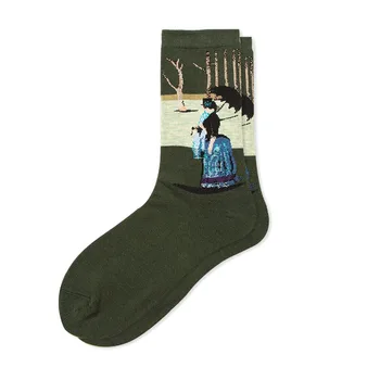 Kompresné ponožky pánske módne šťastný ponožky ponožky krátke ponožky Bežné Tenká Bavlna