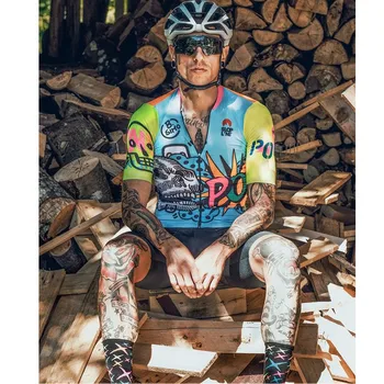 Slopline Cyklistika Dres Nastaviť Krátky Rukáv Cestnej MTB Letné Cyklistické Oblečenie Maillot Ciclismo 9D Gél Náprsníkové Nohavice Dlhé vzdialenosti, jazda na bicykli