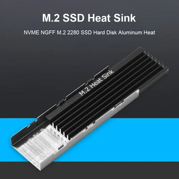M. 2 SSD NVMe Chladič Cooler M2 2280 SSD (Solid State Pevného Disku Radiátor M. 2 NVME NGFF Hliníkový Chladič na Chladenie Tepelné Pad