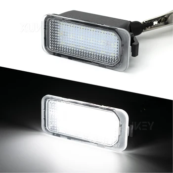 2X poznávacia Svetlá LED Zadné Licencia Lampy 6000K Xenon White pre Ford Fiesta Zameranie SMAX C-MAX Grand C max, Kuga, Mondeo, Galaxy
