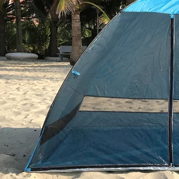 Anti-Mosquito Beach Tieni Stan s Gázy UV Ochranu Automaticky Camping Outdoor Prenosné Plážový Stan Oka Opony