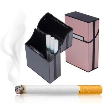 Ľahké Hliníkové Cigary, Cigaretový Prípade Tabakových Držiteľ Vrecko Box Úložný Kontajner HFD889