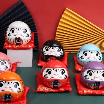 Nový Príchod Japonské Keramické Daruma Bábiky Šťastie Kúzlo Šťastia Ornament Plavidlá Prasiatko
