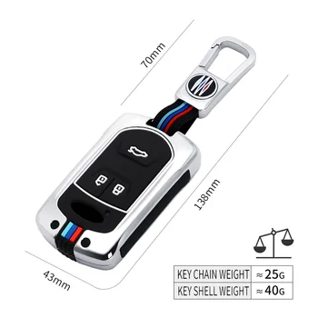 Auto Kľúč, Kryt Pre Chery Tiggo 8 7 5X 2019 2020 Smart Keyless Diaľkové Fob Chrániť Prípade Keychain Držiak na Príslušenstvo Auto Styling