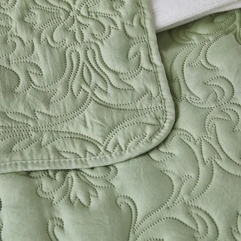 Nový Luxusný Farbou Prešívaný Bavlny, Prikrývka Pohodlné Deka Tatami Mat prehoz cez posteľ Posteľ list Posteľ Kryt obliečky na Vankúše #/