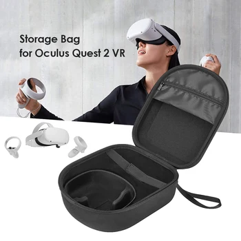 Prenosný Mini Skladovanie Vrecko pre Oculus Quest 2 Hard Shell EVA Cestovné púzdro Ochranné Pole pre Oculus Quest 2 Príslušenstvo