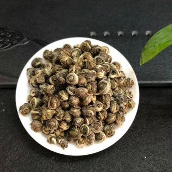 2021 Prírodné Organické Čerstvé Čínsky Top Jasmine Green'Tea Jasmine Dragon Pearl Vôňa Flower Chudnutie Čaj Kung Fu