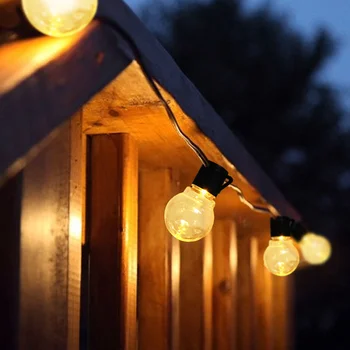 Nové 10/20 LED Crystal ball 3,8 M/5M Solárna Lampa LED Reťazec Rozprávkových Svetiel Solárne Girlandy Záhrada Vianočná Výzdoba Pre Vonkajšie