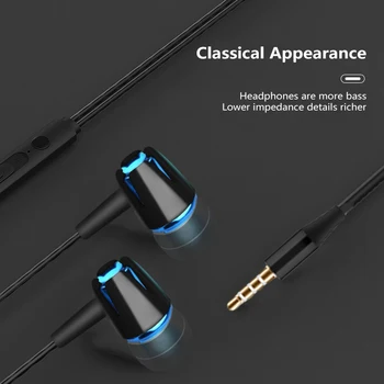 3,5 mm Káblové Slúchadlá In-Ear Športové Slúchadlá E18 S Mic ovládanie Hlasitosti mini Slúchadlá Slúchadlá Pre iPhone Samsung Huawei Xiao