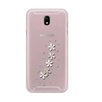Telefón puzdro Pre Samsung Galaxy J7 J2 J6 J4 + Prime J5 J3 A7 A5 A3, A8, A6 Plus 2018 2017 2016 Transparentné silikónové krytie prípade