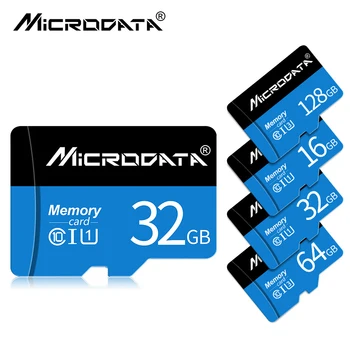 Top predávať Micro SD karty 128 gb kapacitou 32 GB, 64 GB 256 GB pamäťovú kartu mini sd kartu, Skutočná kapacita 4GB/8GB/16GB class10 pre mobilné telefóny