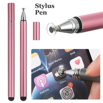Stylus Pen Pre Smartphony 2 v 1 Dotykové Pero pre Samsung Xiao Tablet Obrazovke Pero Tenké Kreslenie Ceruzkou Hrubé Kapacita Pero-Prenosný