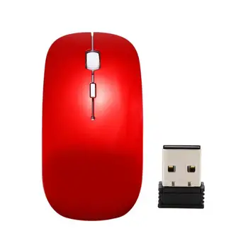 NOVÝ Ultra Tenký 2,4 GHz, 1600DPI Bezdrôtová Optická Myš Počítač PC Myš S USB Adaptér Prijímač Mause Pre Počítač, Notebook Mouse
