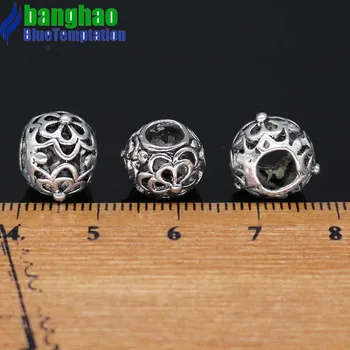 Veľkoobchod náramok zobrazili kľúčové tlačidlá pre diy šperky čo dodáva čaro plata de ley vyrobené s sieraden náramok korálky ZAB063