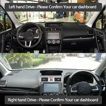 PU Kožené pre Subaru XV 2013 ~ 2018 Panel Kryt, Ochranná Podložka Auto Príslušenstvo Slnečník Anti-UV Koberec Dashmat SG SH 2017