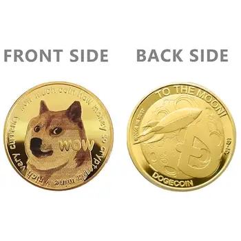 Nový Obchod So Zlatom Bitcoin Psa Mince Zberateľské Skvelý Darček Bit Mince Umelecké Zbierky Fyzickom Zlate Pamätné Mince