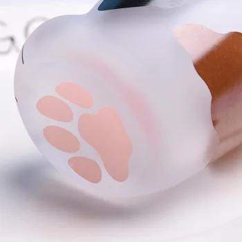 Kreatívne Cute Cat Packa Sklo Transparentné Matný Tiger Packa Hrnček Office Šálku Kávy Osobné Raňajky Mlieko Porcelánovej Dary