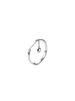 925 sterling silver šperky s hladkými reťazca obyčajný prsteň módne osobnosti iny nastaviteľný krúžok pre ženy strany darček veľkoobchod