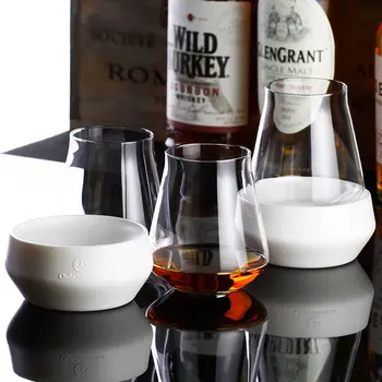 Francúzsko Kuchár & Sommelier Luk Šíp Whisky Sklo Ľadový Dráha Držiteľ Nastaviť Odhaliť Až Kwarx Crystal Whisky Poháre Pitie Vína Pohár