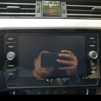 Auto Tvrdené Sklo Obrazovky Ochranný Film Nálepky GPS Multimediálne LCD Stráže Pre VW Volkswagen Tiguan 2021 Príslušenstvo