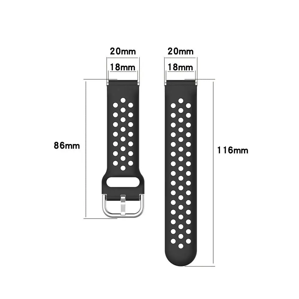 18 mm Watchband Pre Mi hodinky Šport Náramok Pre Huawei B5 Úpravu Popruhu pre Withings 18 mm Pre Mi kapela Silikónový Pás Muž Ženy 2