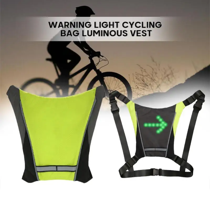 2021 LED Bezdrôtový Cyklistická Vesta Bicykli, Bezpečnosť Bezdrôtovej Zase na Koni Beží Osvetlenie Intenzita Svetla Bezpečnostné Reflexné Výstražné Vesty 5