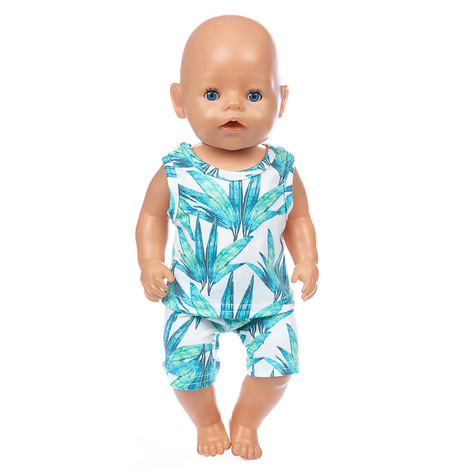 2021 Nové Letné Vyhovuje Doll Oblečenie vhodné Pre 18 palcov/43 cm narodil baby Doll oblečenie reborn Bábiky Príslušenstvo 4
