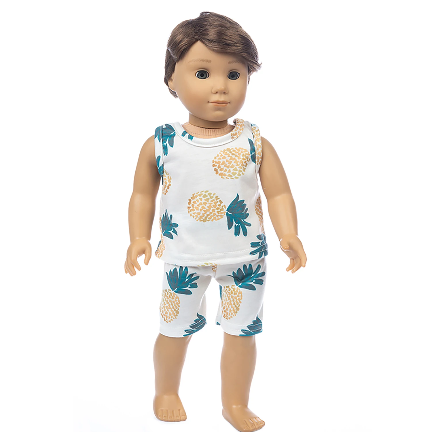 2021 Nové Letné Vyhovuje Doll Oblečenie vhodné Pre 18 palcov/43 cm narodil baby Doll oblečenie reborn Bábiky Príslušenstvo 5