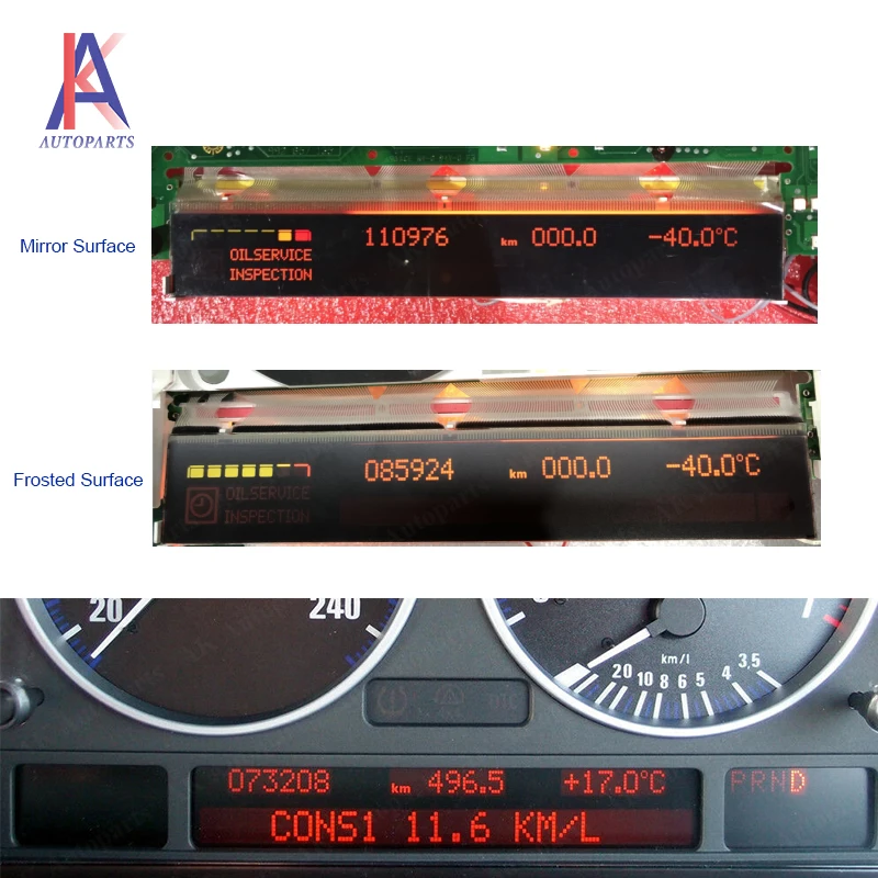 Prístrojového panelu LCD Displeji Na BMW X5 E53 E38 E39(-2003) Dashboard Pixel Opravy 1