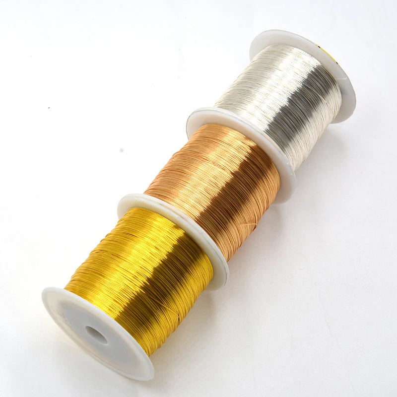 Stálofarebné Medený Drôt Veľké Roll 0.2/0.3/0.4/0.5/0.6/0.8/1.0 mm Dlhou životnosťou Plavidlá Korálky Lano Lištovanie Drôt DIY pre Šperky Robiť 4