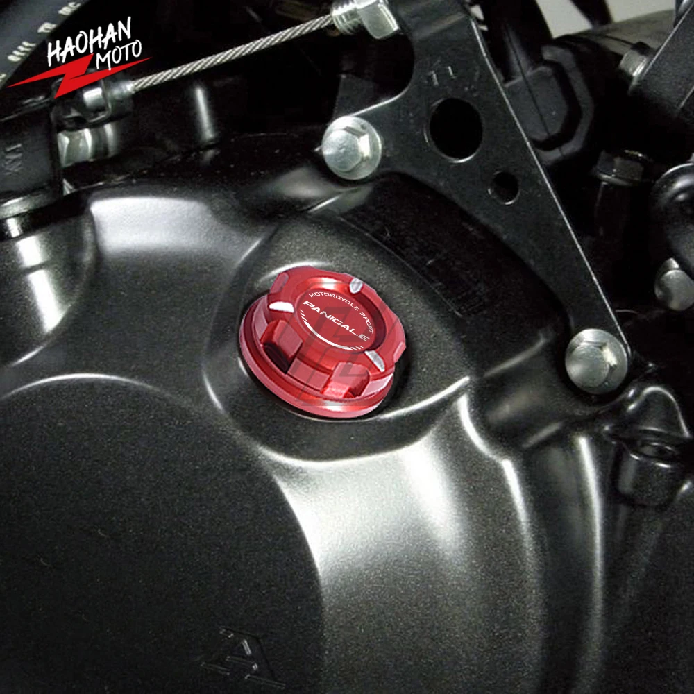 Pre Ducati 899 959 1299 Panigale V4 V4S celý Rok Motocyklový motorový Olej Upevňovacia Skrutka Skrutka Kryt Plniaceho 0
