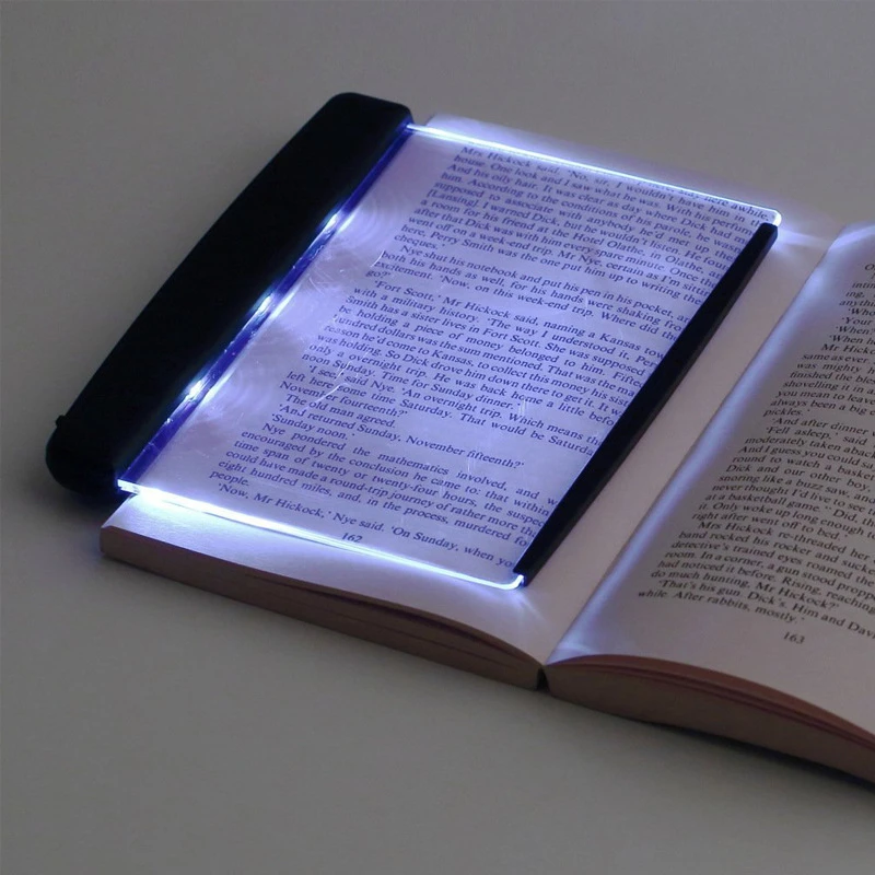 Led Stolná Lampa Tabuľka Svetlo Kniha Ochrana Očí Nočné Videnie Svetla Panel Cestovné Spálňa Book Reader na Čítanie Bezdrôtový Prenosný LED 0