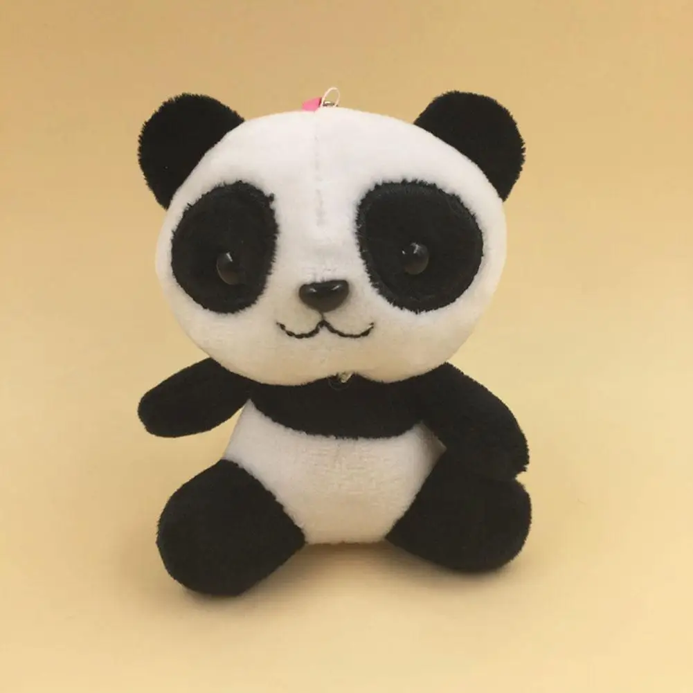 Roztomilé Plyšové Bábiky Hračky Simulácia Panda Plyšové Plnené Hračka Bábika Mini Panda Keychain Domov Stôl Dekorácie Dospelých Tlačidlo Auto Príslušenstvo 1