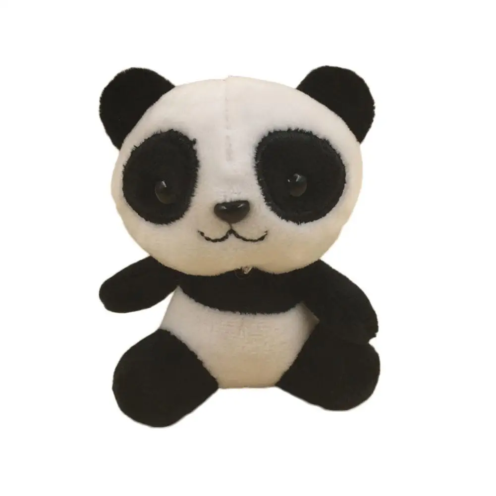 Roztomilé Plyšové Bábiky Hračky Simulácia Panda Plyšové Plnené Hračka Bábika Mini Panda Keychain Domov Stôl Dekorácie Dospelých Tlačidlo Auto Príslušenstvo 2