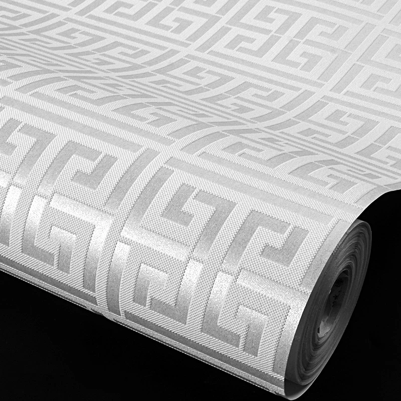 Moderné Geometrické Tapety Hotel Štúdia Papier Pozadí Steny z PVC, Kúpeľňa Nepremokavé Tapety grécky Tlačidlo Stožiare, 0
