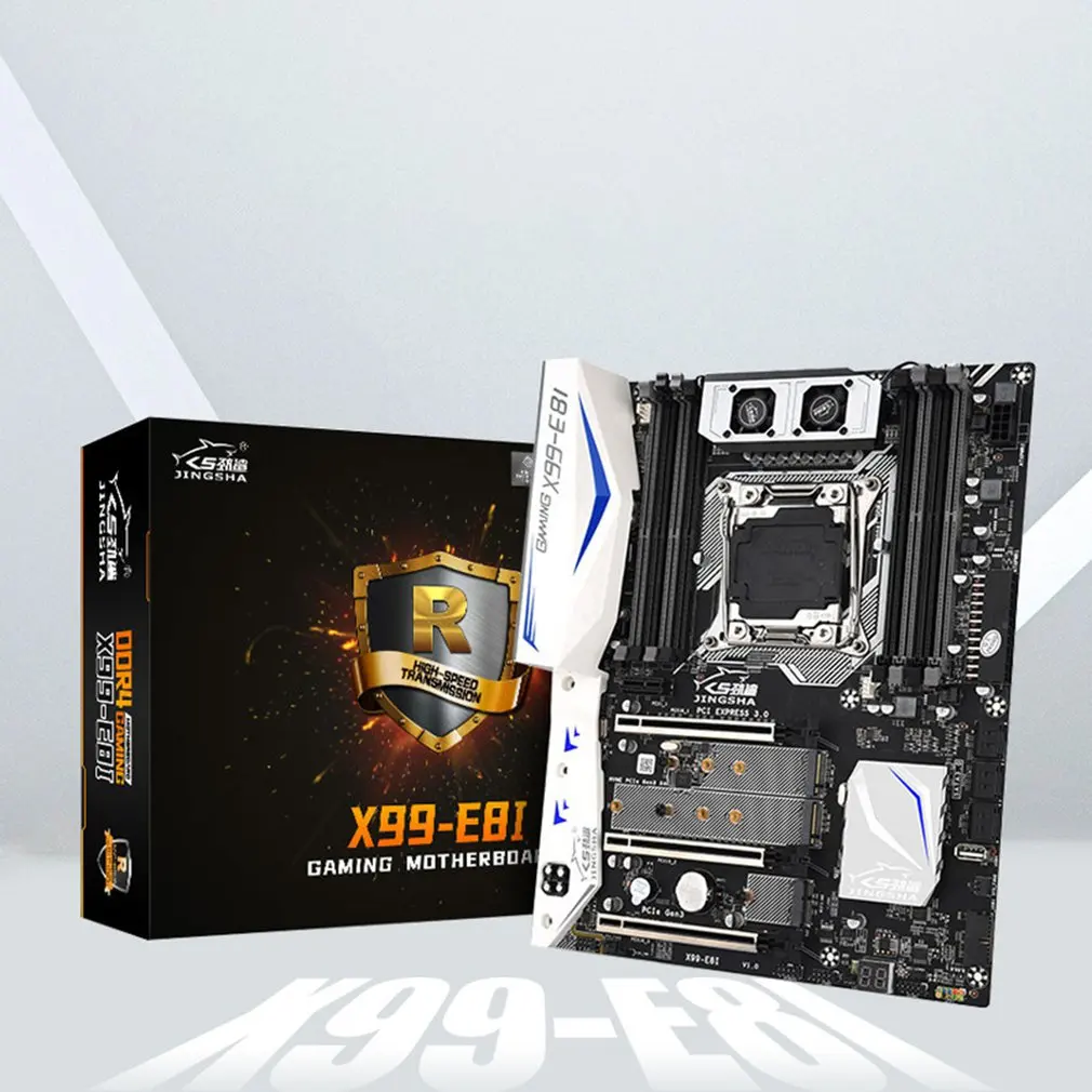 X99 E8I Moederbord Intel Xeon E5 LGA 2011-3 Procesor Alle Série 8 * DDR4 Ecc Reg Geheugen SSD M. 2 Nvme Sata 3.0 Atx Server 5