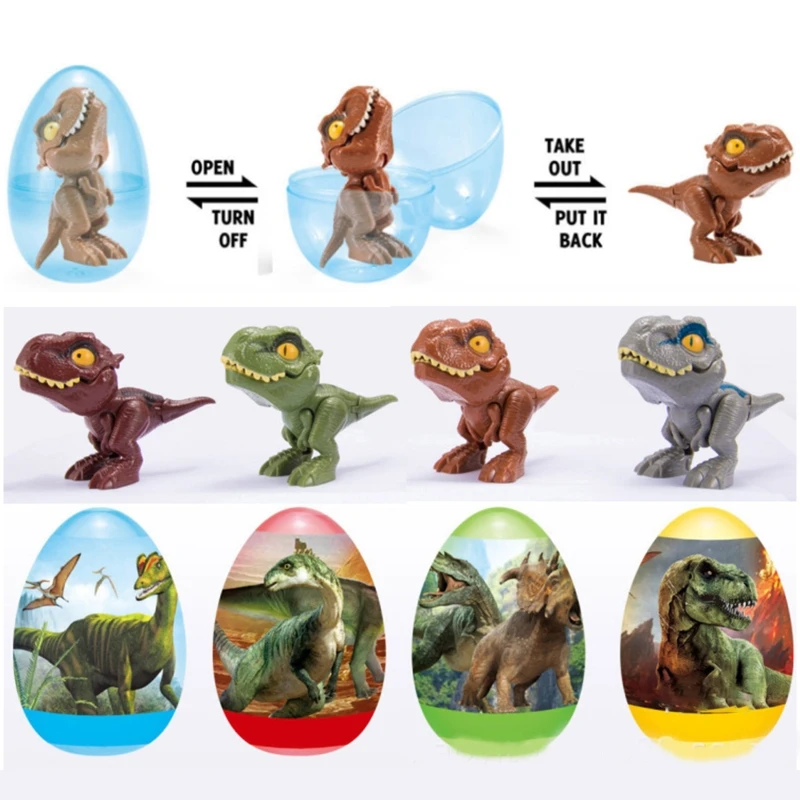 1pc Prst Dinosaurie Vajcia Hračka na Kreatívne Zložité Tyrannosaurus Model Dinosaura Hračka pre Deti, Darčeky 0