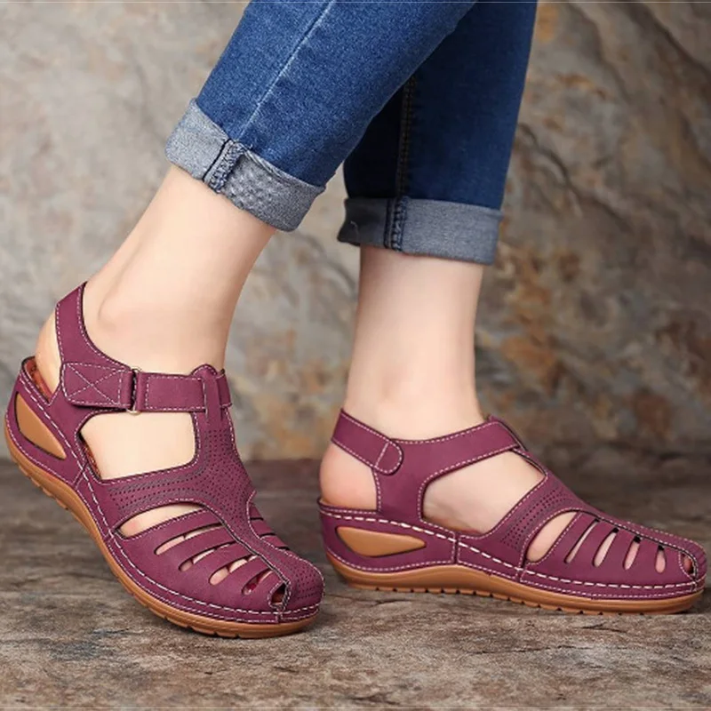 Ženy Sandále Nové Letné Topánky Žena Plus Veľkosť 44 Podpätky Sandále Pre Kliny Chaussure Femme Bežné Gladiator Sandalen Dames 4