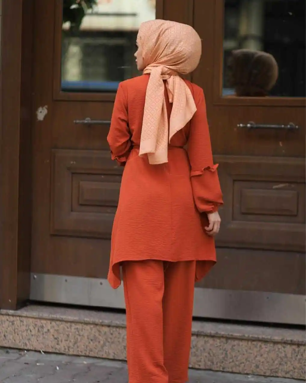 Wepbel Dlhé Topy, Blúzky, + Nohavice, Župan Islamci Ženy Oblečenie Moslimských Žien Vyhovovali Arabských Voľné Chudnutie Veľké Veľkosti Dlhý Rukáv 3