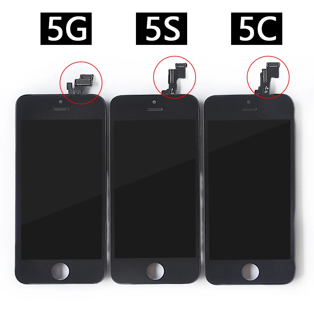 Celý Set LCD Montáž Pre iPhone 6 5 5S SE LCD Displej Dotykový Displej S Kamerou Výmena Za iphone 5 5C LCD 1