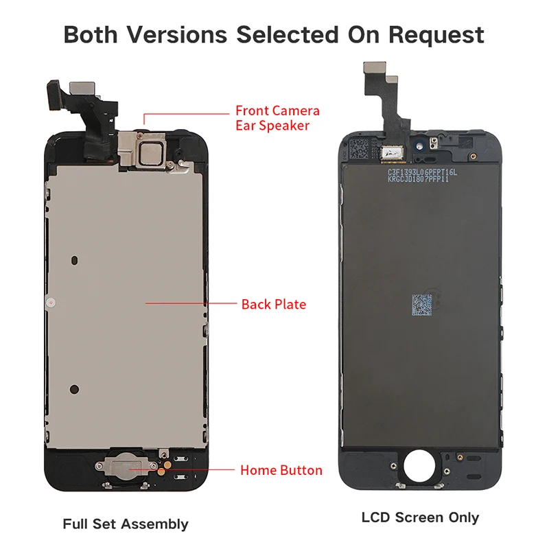 Celý Set LCD Montáž Pre iPhone 6 5 5S SE LCD Displej Dotykový Displej S Kamerou Výmena Za iphone 5 5C LCD 4