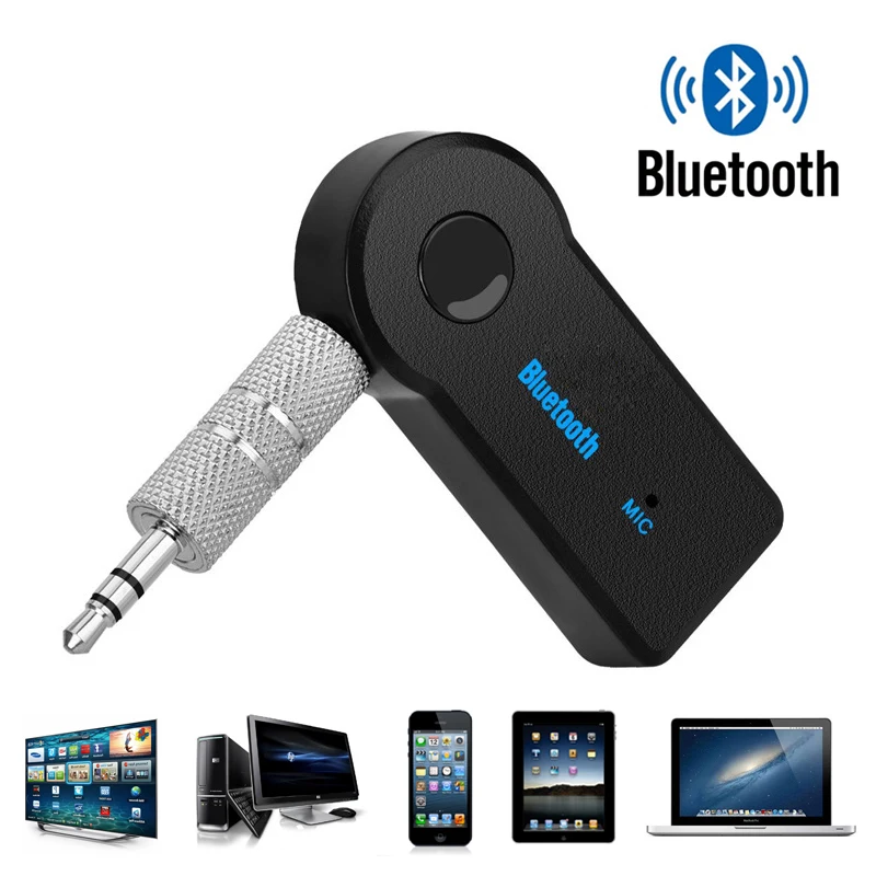 Auto Bluetooth 5.0 Audio Adaptér 3,5 mm AUX Prijímač Bezdrôtovej Car Audio Vysielač Connetor Pre MP3 Reproduktor, konektor pre Slúchadlá Volanie Zadarmo 2