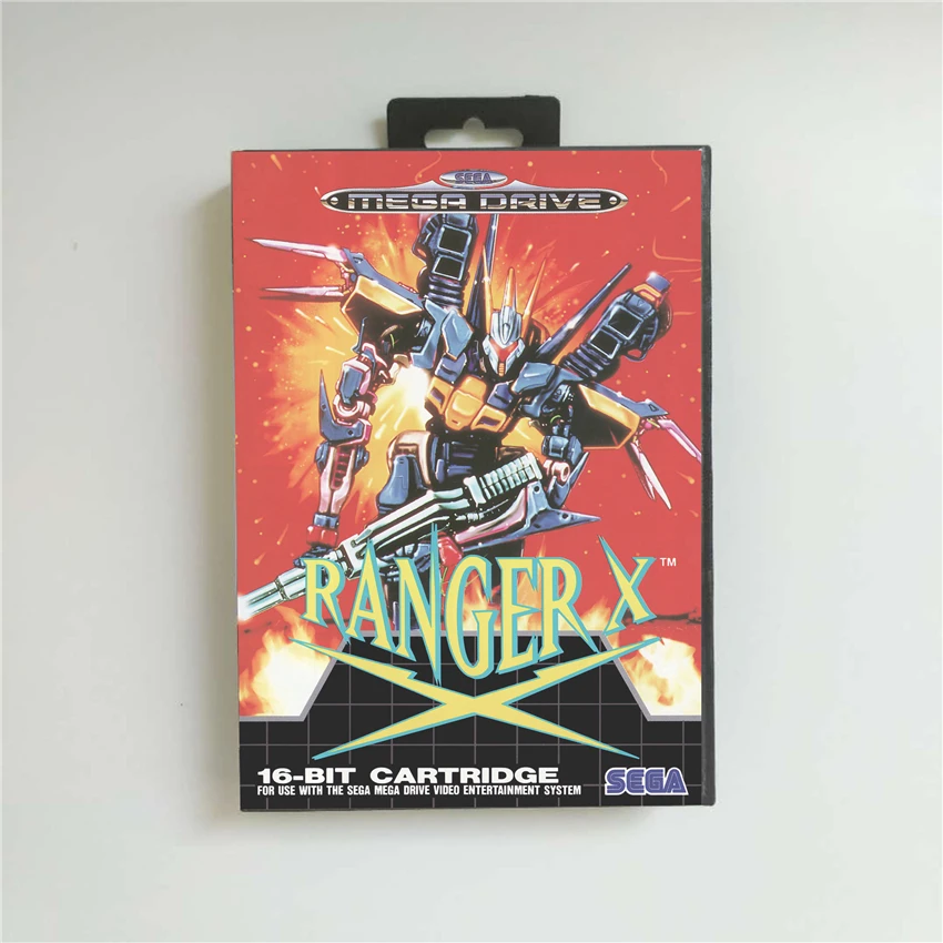 Ranger X - EUR Kryt S Retail Box 16 Bit MD Hra Karty pre Megadrive Genesis, Video Herné Konzoly 1